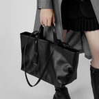 Soft Cowhide Leather Tote Bag