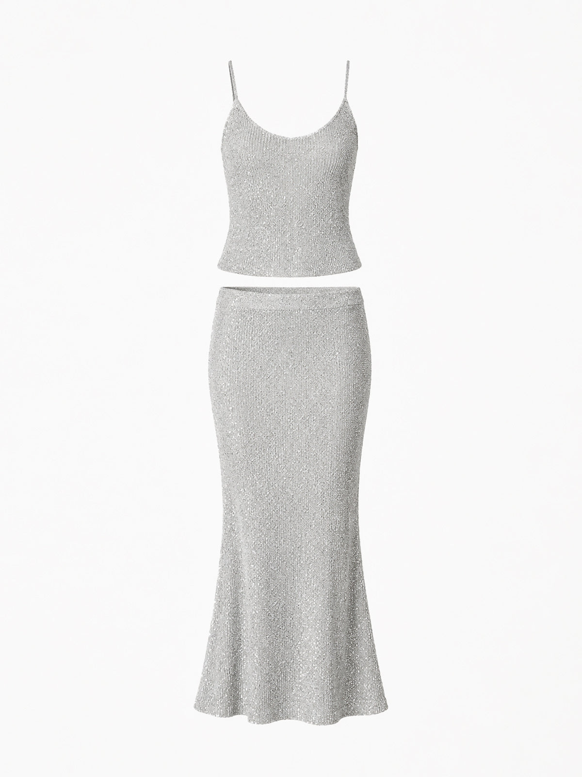 Shimmer Knit Two Piece Set