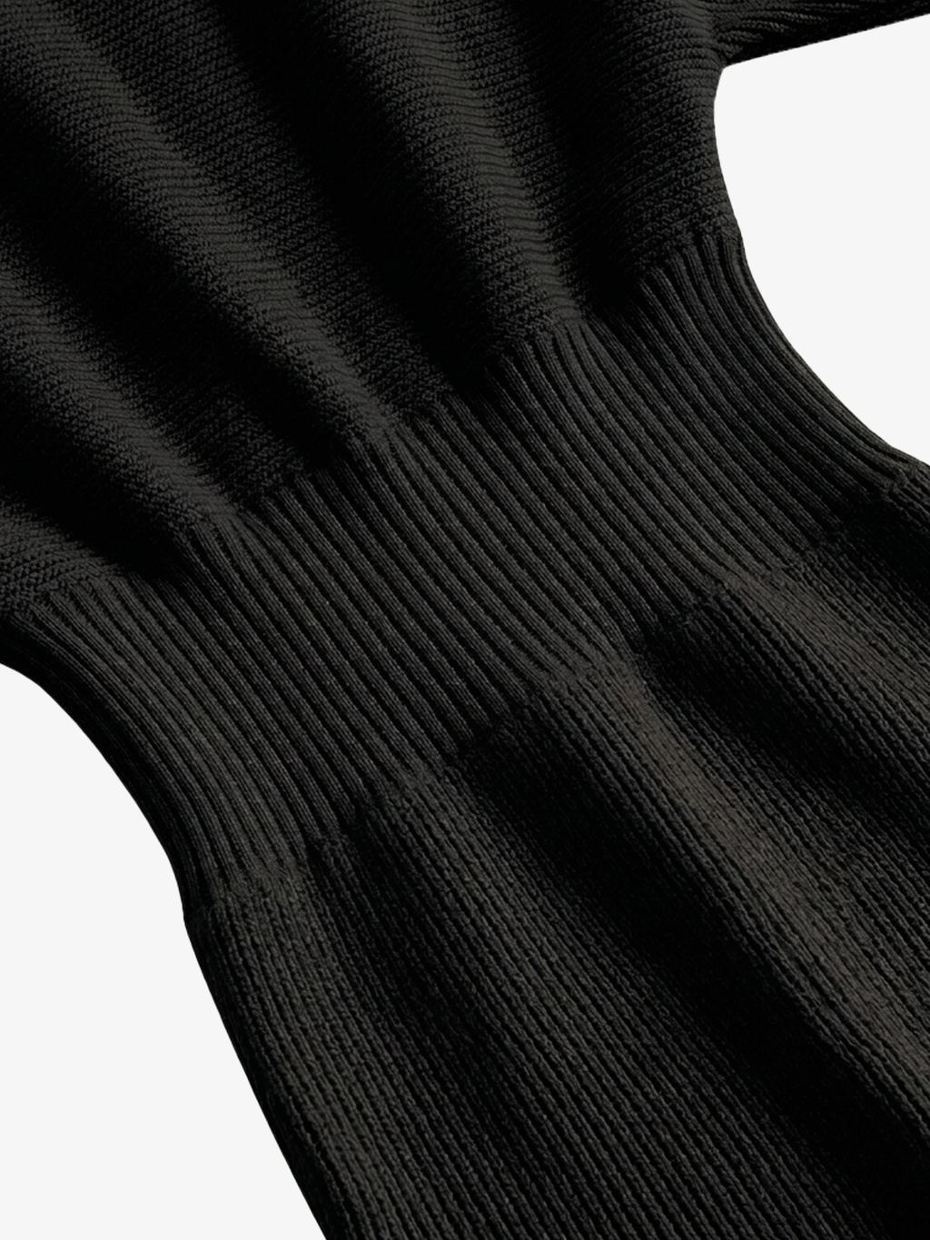 Crewneck Long Sleeve Fitted Knit Bodycon Dress