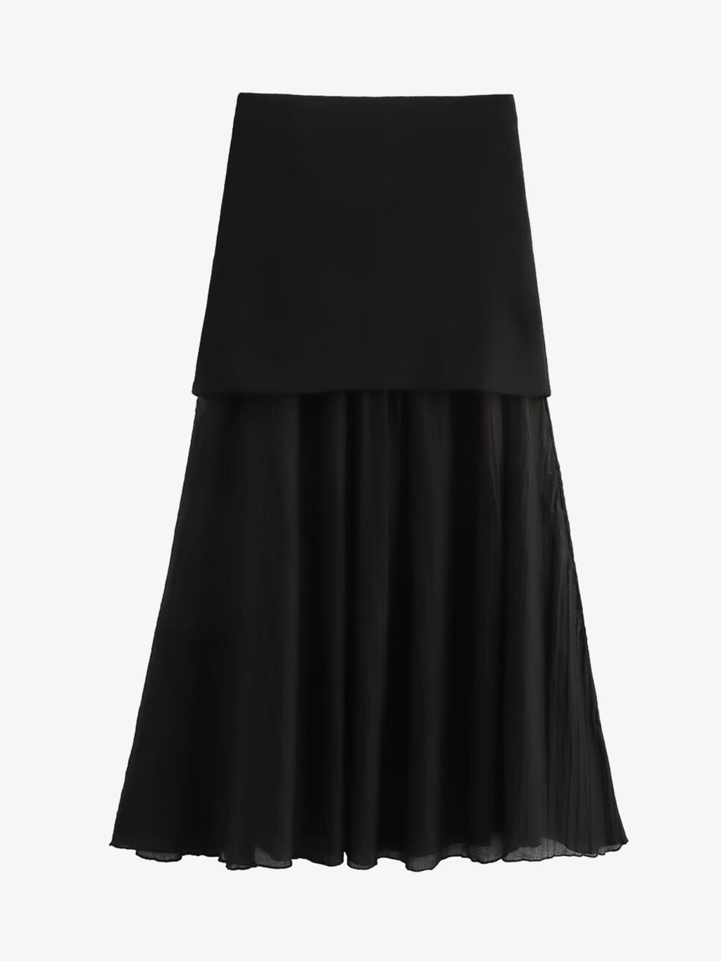 Wool Blend Knit Vest Midi Skirt Set