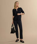 Soft Knit Cotton Long Sleeve Button Down Cardigan for Women