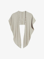 Tie-Front Shawl & Tank Knit Set