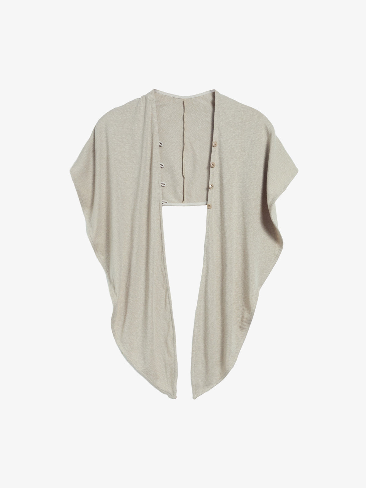 Tie-Front Shawl & Tank Knit Set