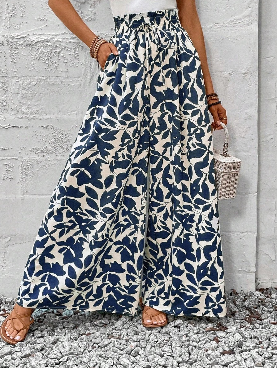 High Waist Wide Leg Pants