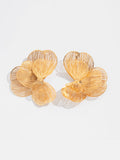 Cut-out Ginkgo Leaf Earrings