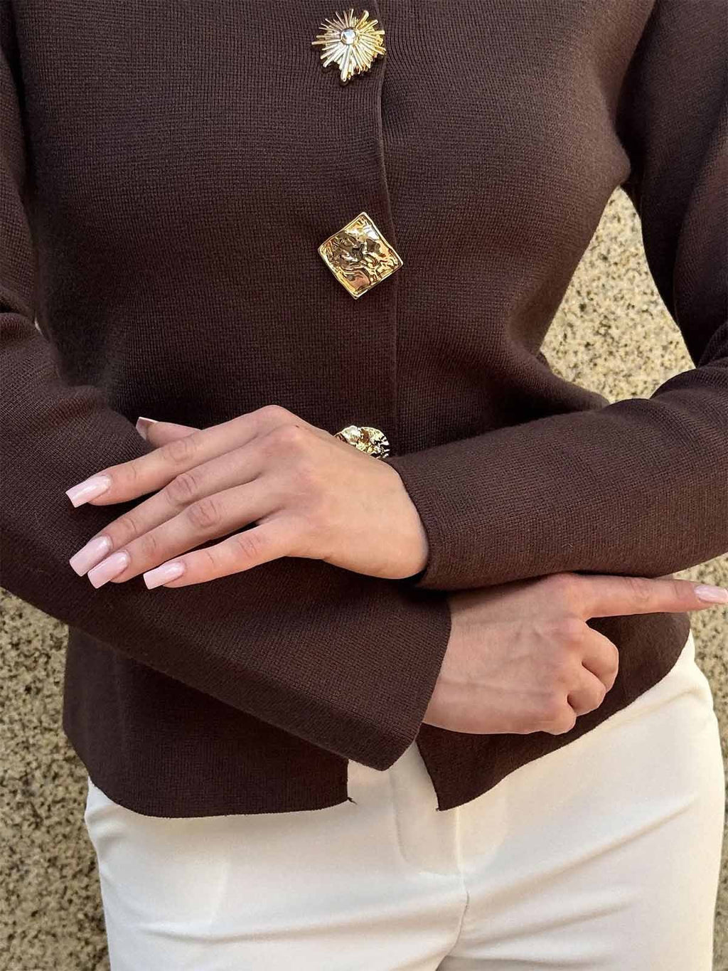 Statement Button Cardigan