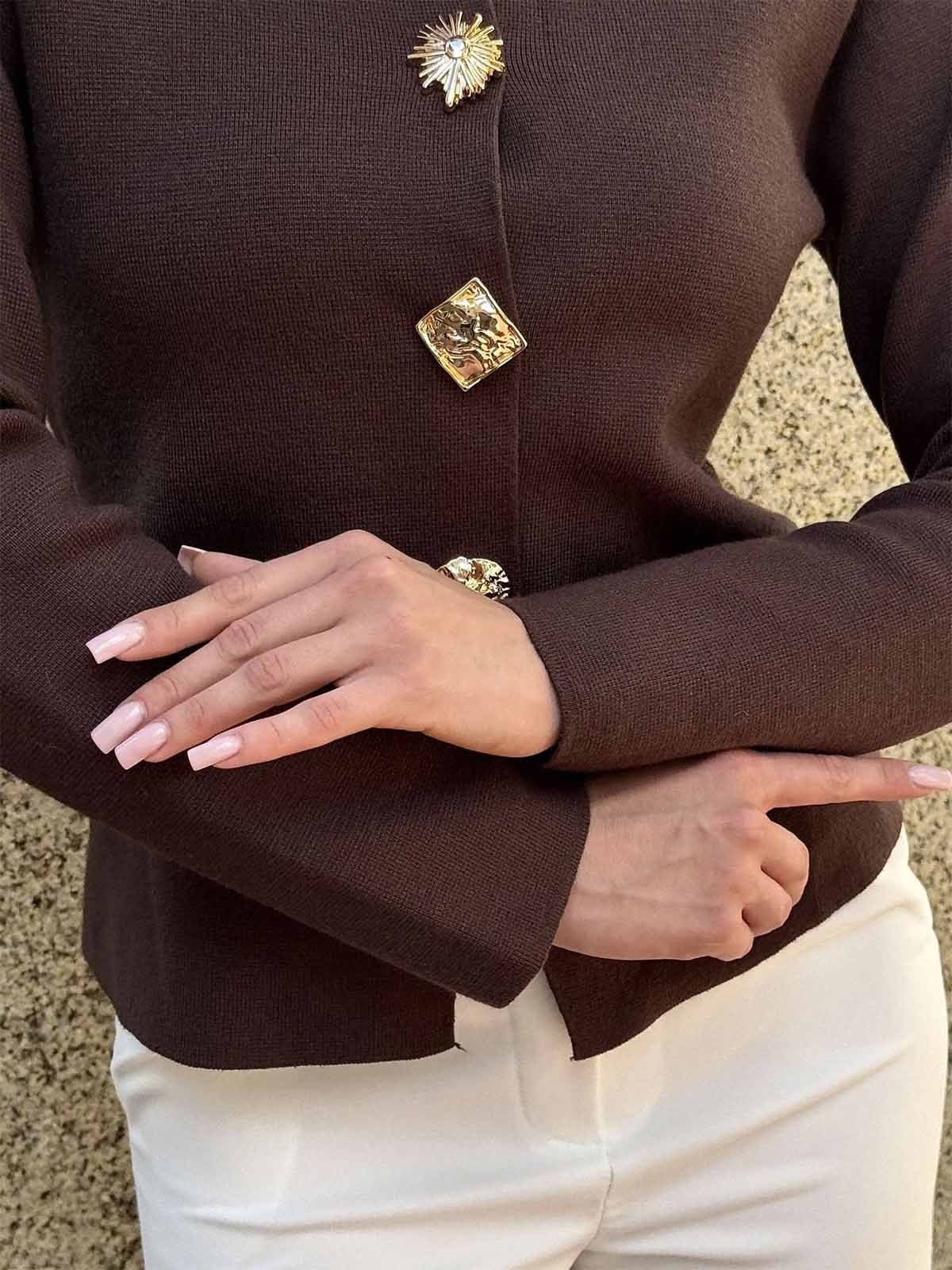 Statement Button Cardigan