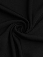 Contrast Trim Knit Midi Dress