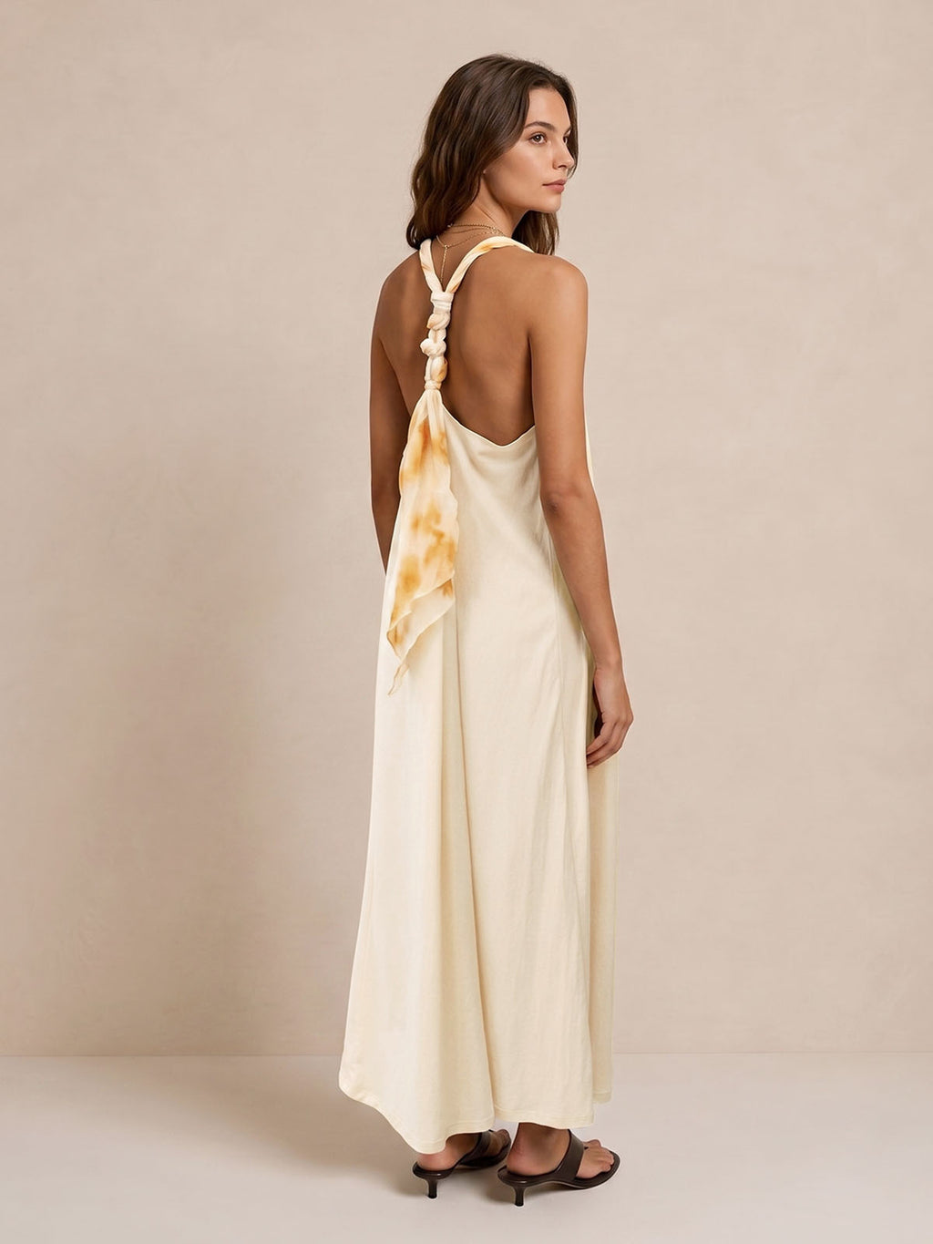 Twist Back Maxi Dress