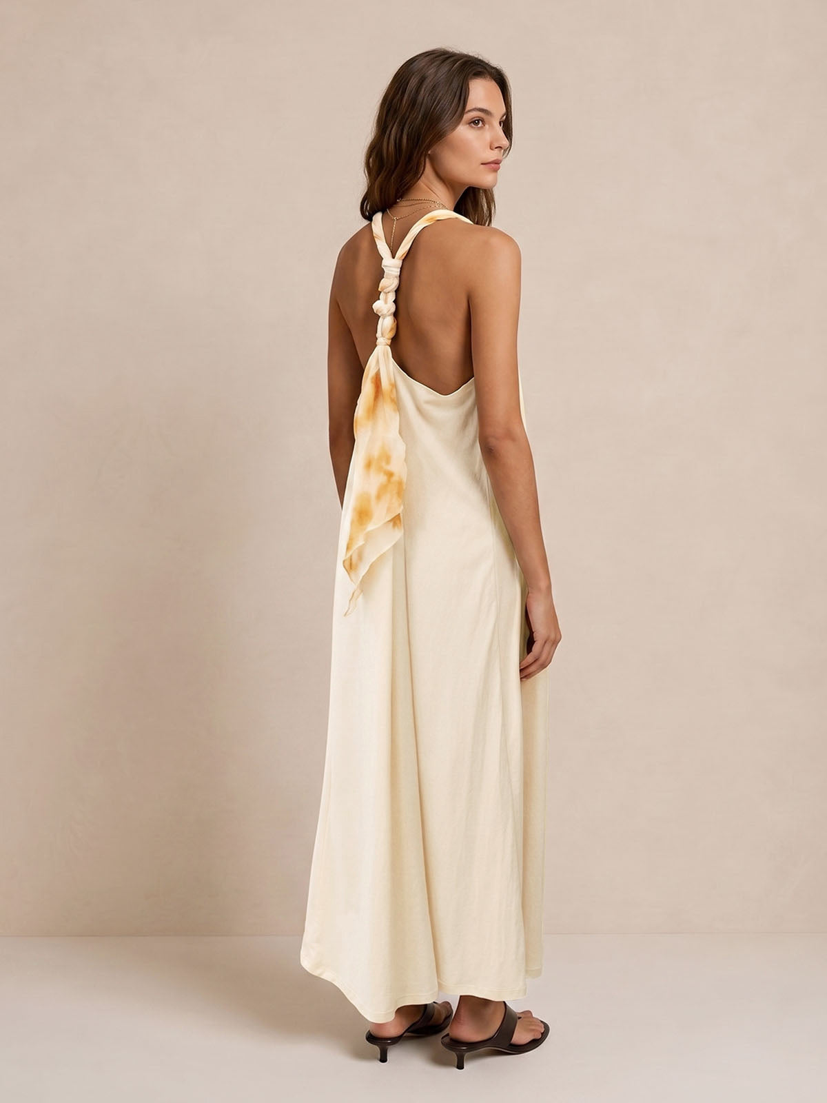 Twist Back Maxi Dress