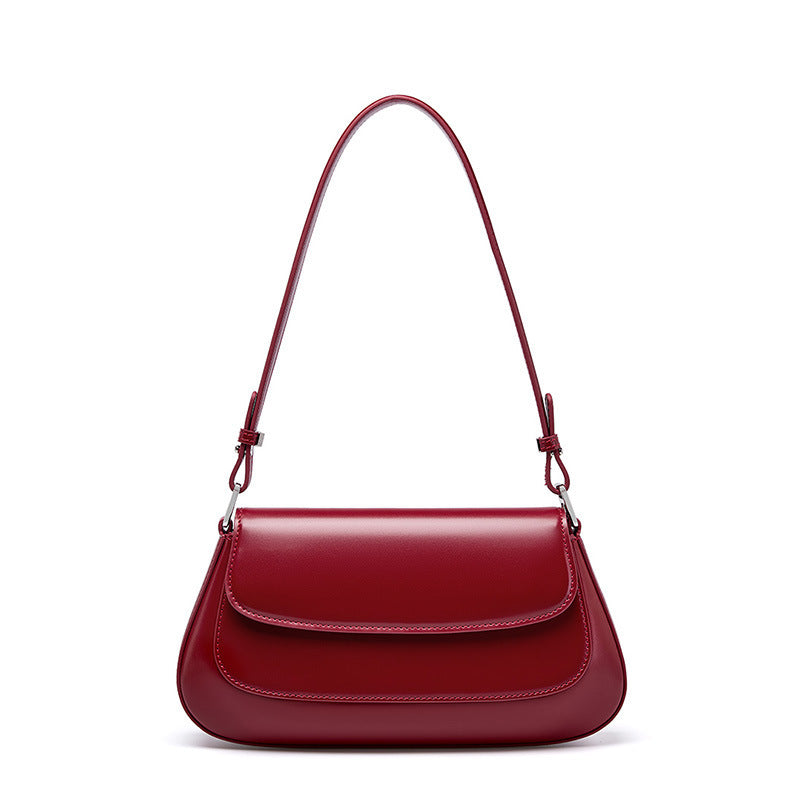 Leather Saddle Shoulder Bag