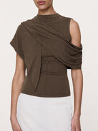 Tie-Front Knit Set