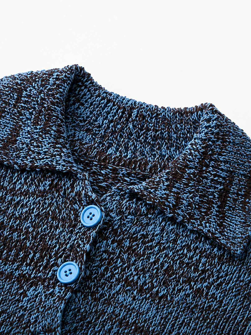 Textured Knit Polo Top