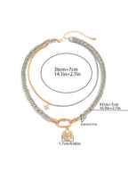 Solstice Eye Layered Necklace