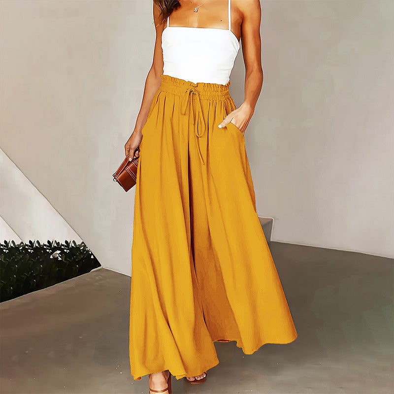 High Waist Wide Leg Pants