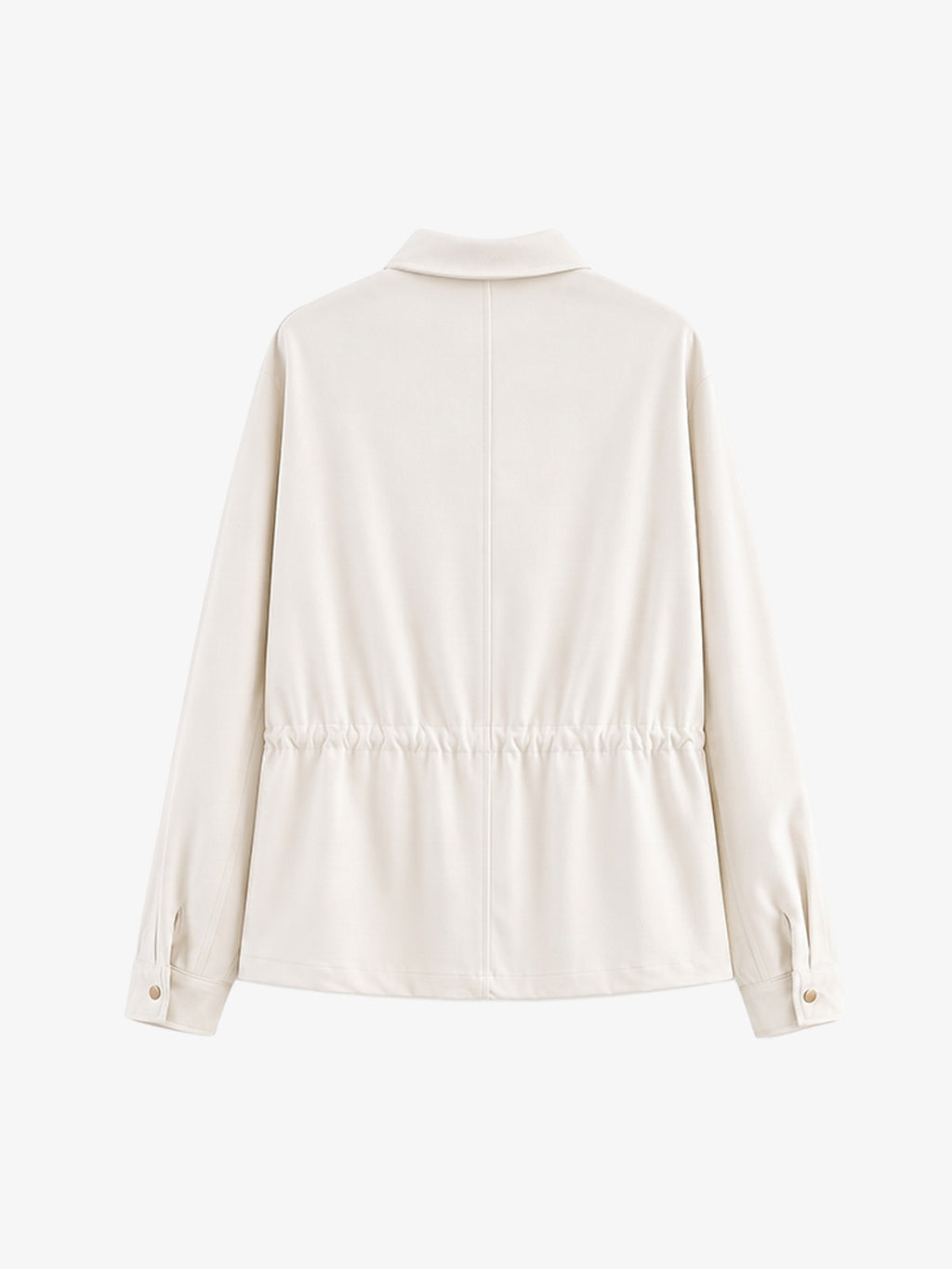 Long-sleeve Drawstring-waist Jacket