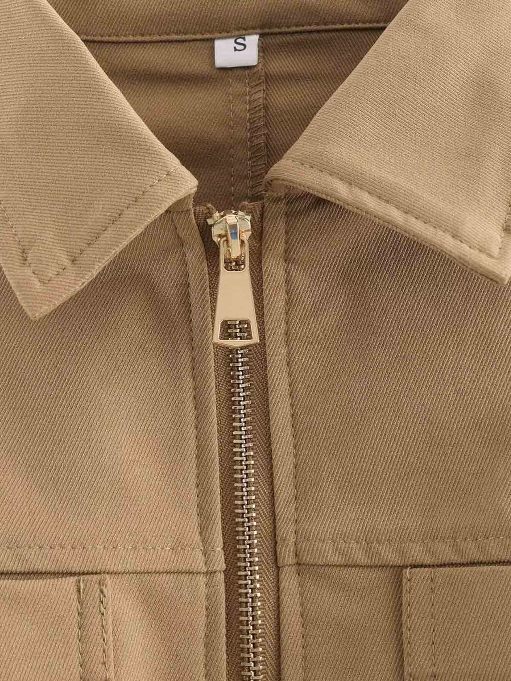 Long-sleeve Drawstring-waist Jacket