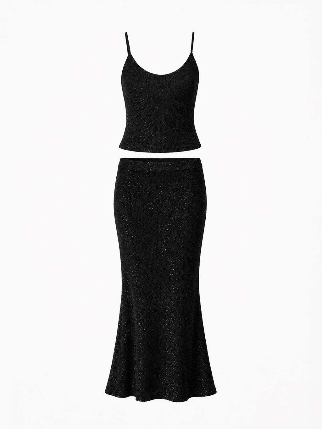 Shimmer Knit Two Piece Set