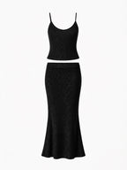 Shimmer Knit Two Piece Set