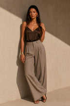 Silky V-Neck Vest