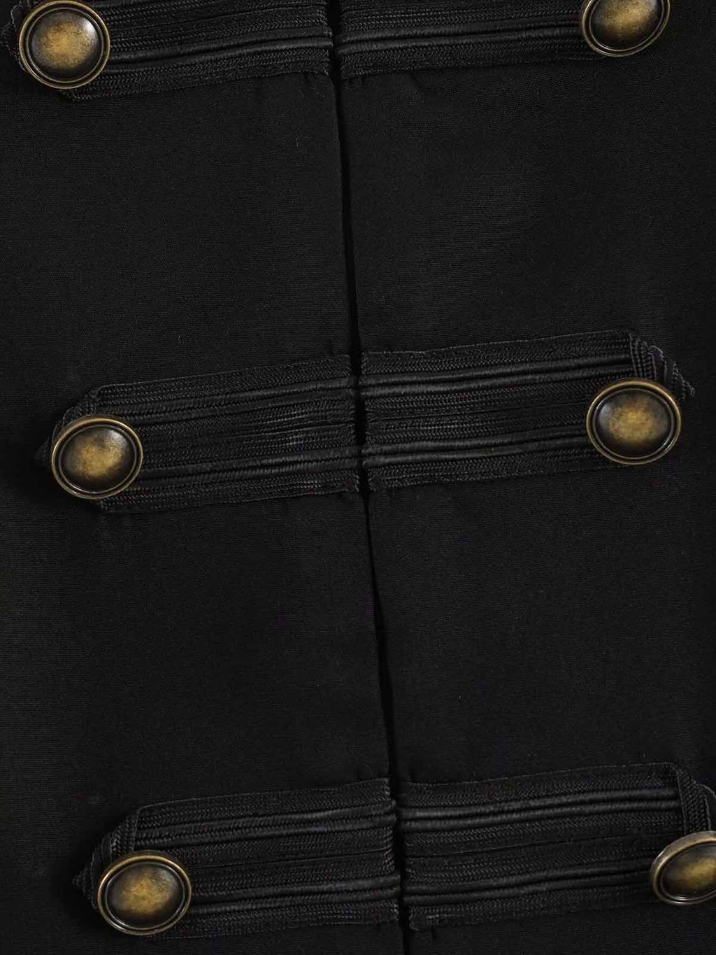 Napoleonic-style High-collar Sleeveless Vest