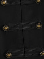 Napoleonic-style High-collar Sleeveless Vest