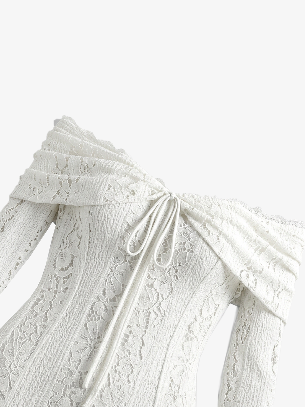 Chic Off-The-Shoulder Bell Sleeve Mermaid Gown