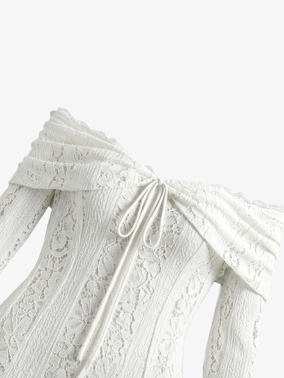Chic Off-The-Shoulder Bell Sleeve Mermaid Gown
