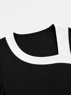 Color Block Sheath Bodycon Dress