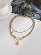 Solstice Eye Layered Necklace