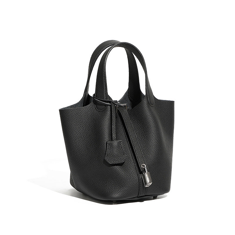 Leather Bucket Bag