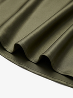 Silky Satin Midi Skirt