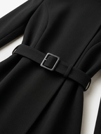 Elegant Long Sleeve Casual Fall Dress
