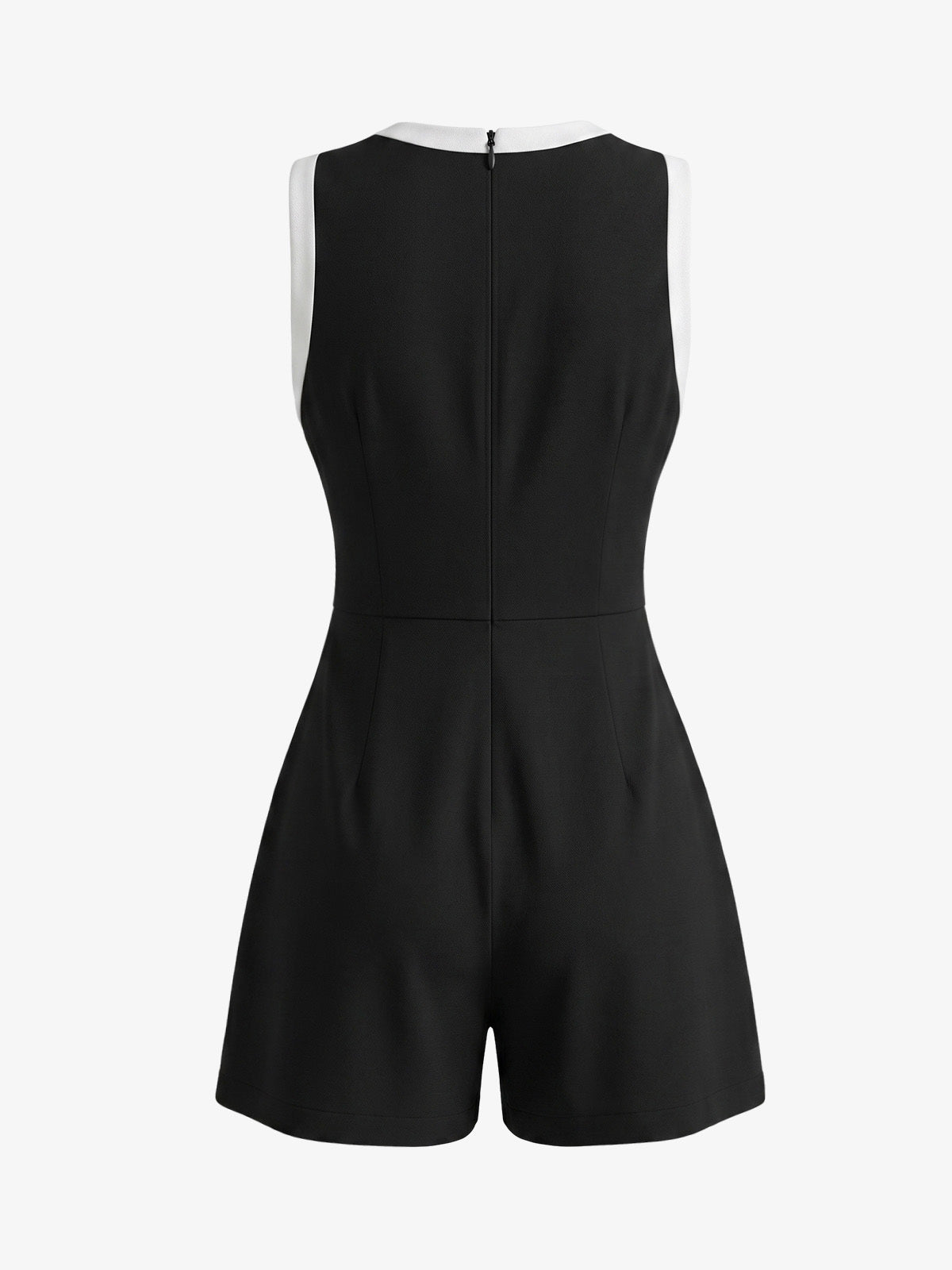 Mini-robe en maille à liseré contrastant
