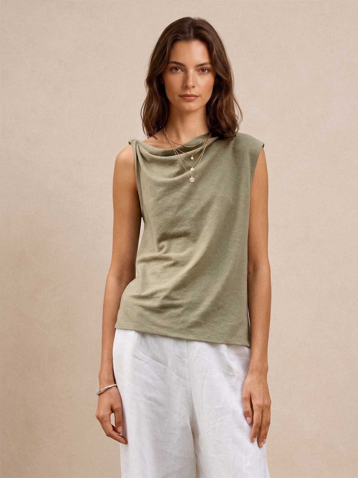 Irregular Off-Shoulder Casual T-Shirt