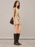 Cowl Neck Two Piece Set