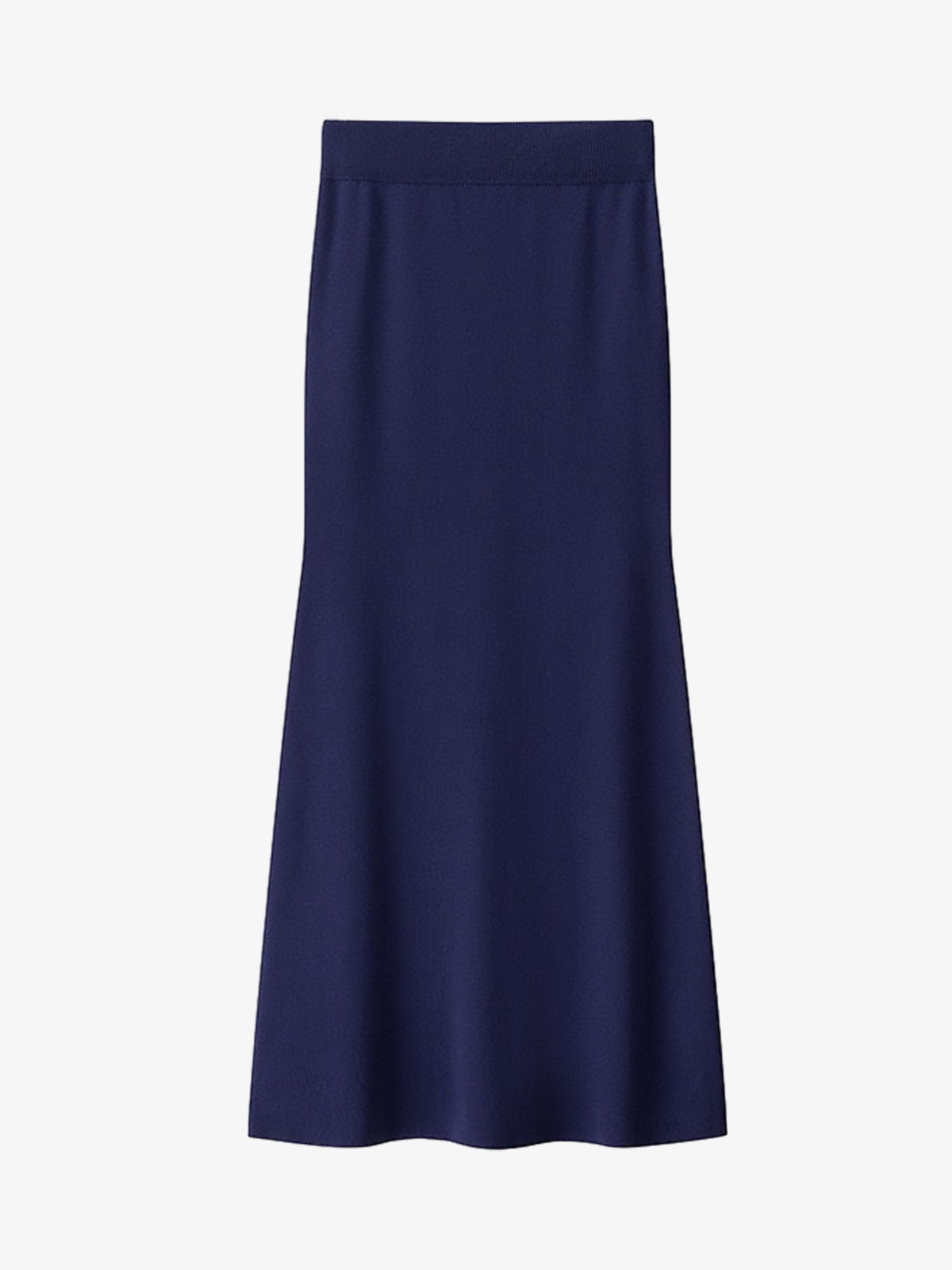 Navy Button Front Knit Two Piece Set