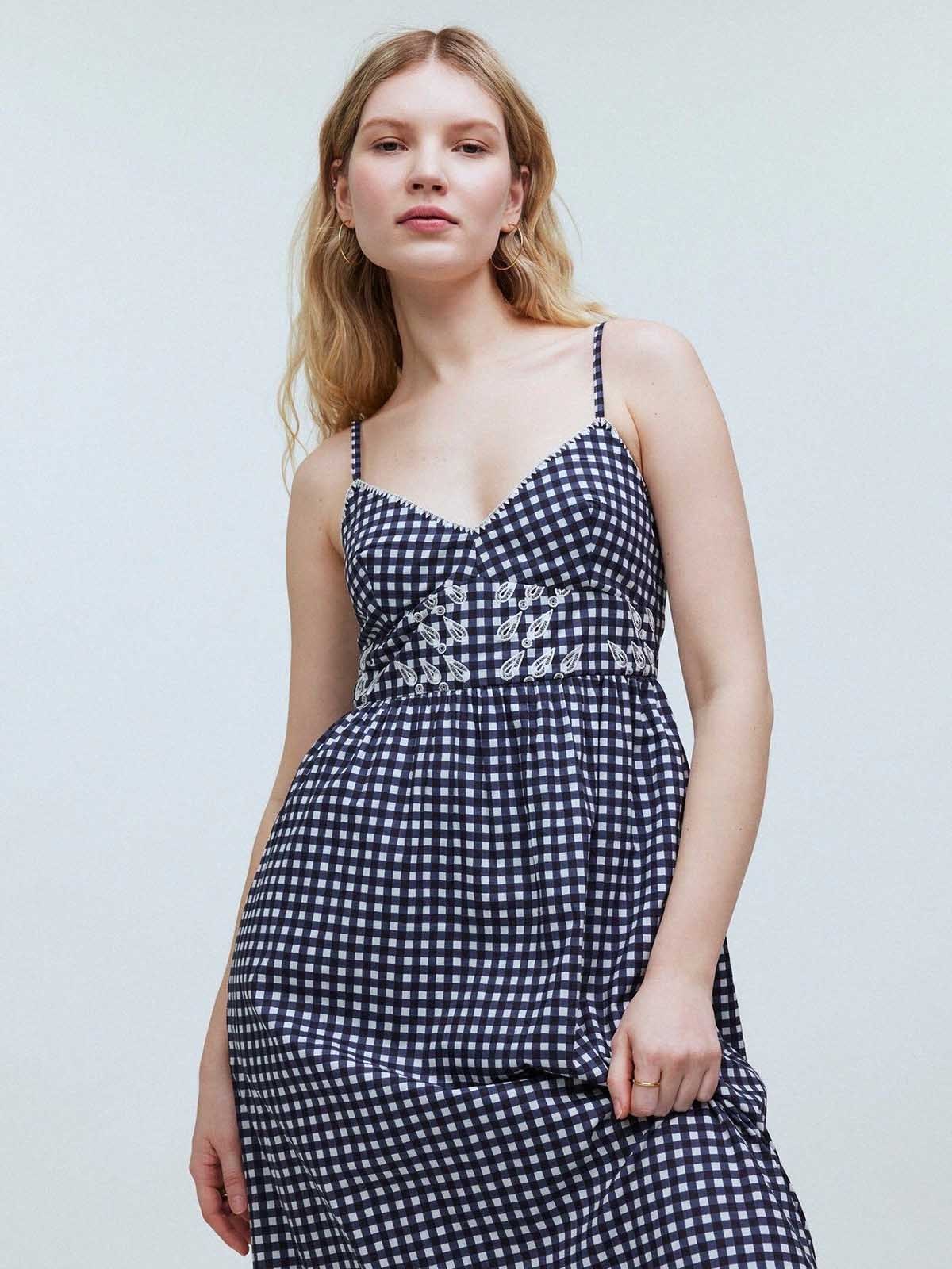 Plaid Print Sundress