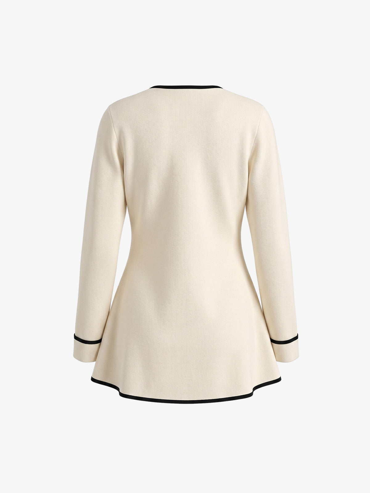 Deep V Neck Knit Cardigan