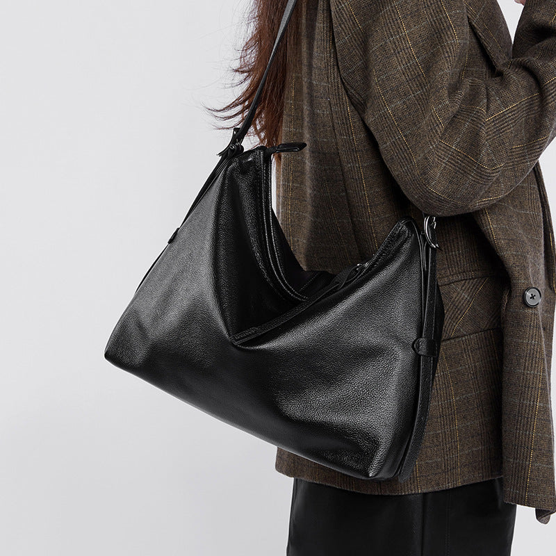 Soft Leather Tote Bag