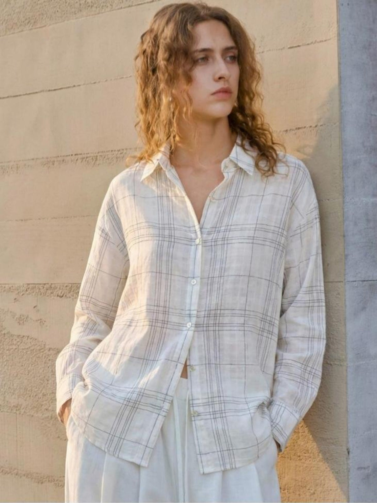 Checked Cotton Shirt