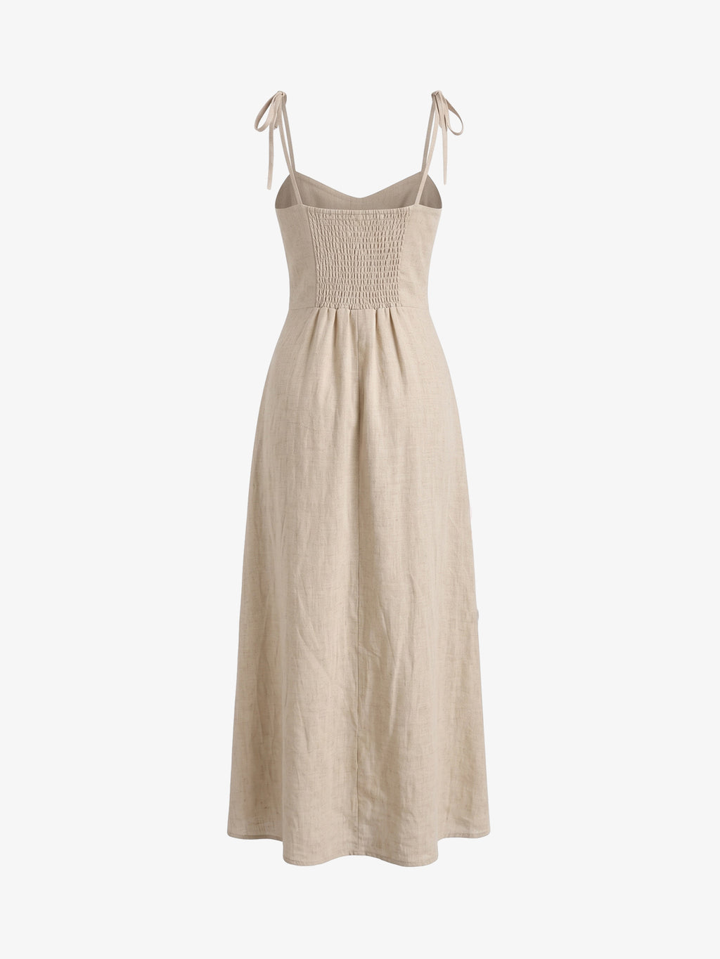 Halter Neck Slit Midi Dress