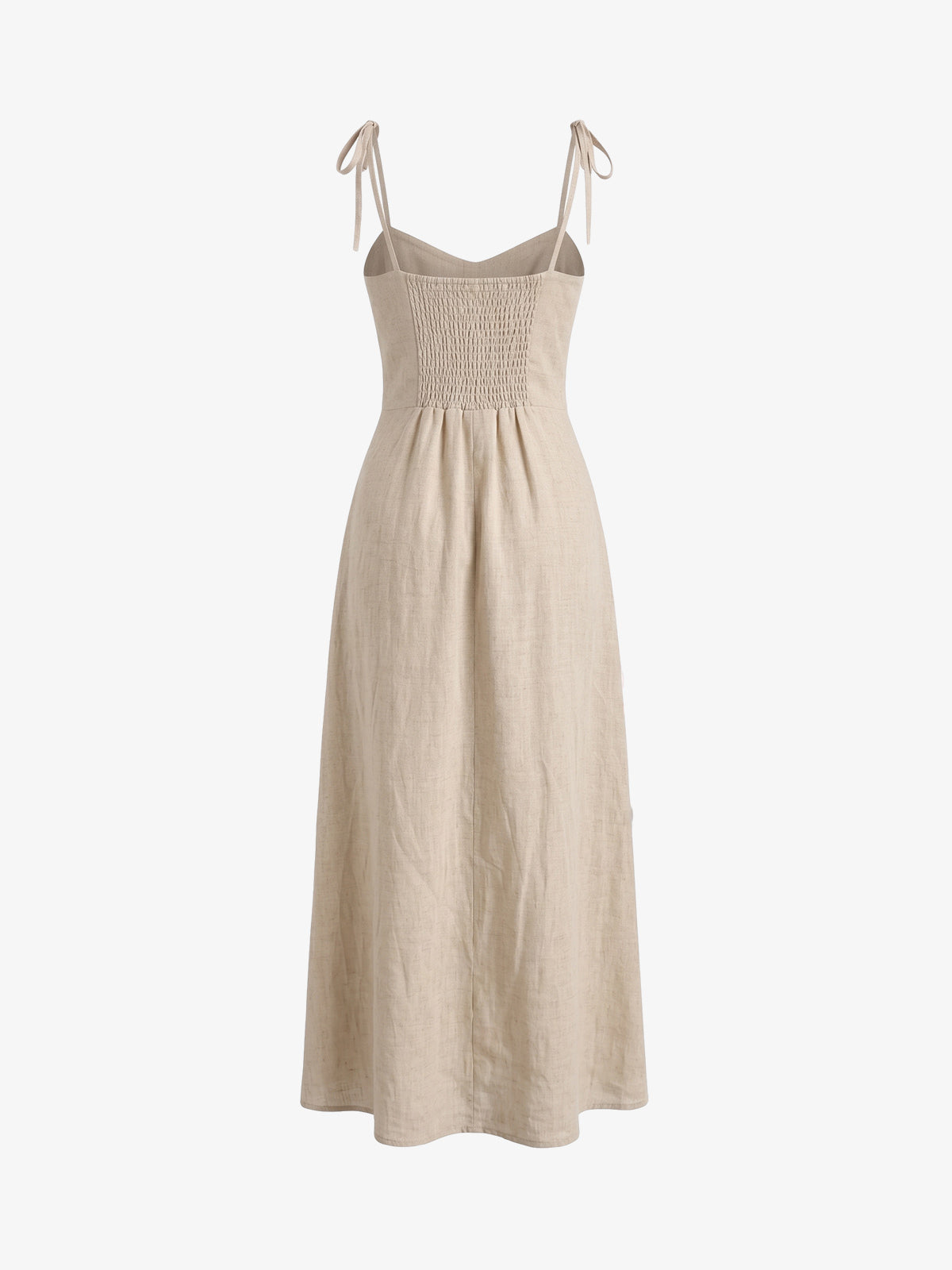 Halter Neck Slit Midi Dress