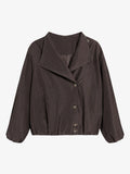 Cropped Jacket & Belted Midi Skirt Set