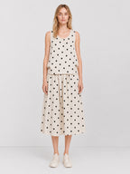 Colorful Polka Dot Linen Set