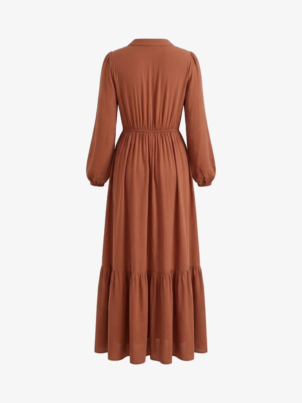 Lace V-Neck Slit Flowy Maxi Dress