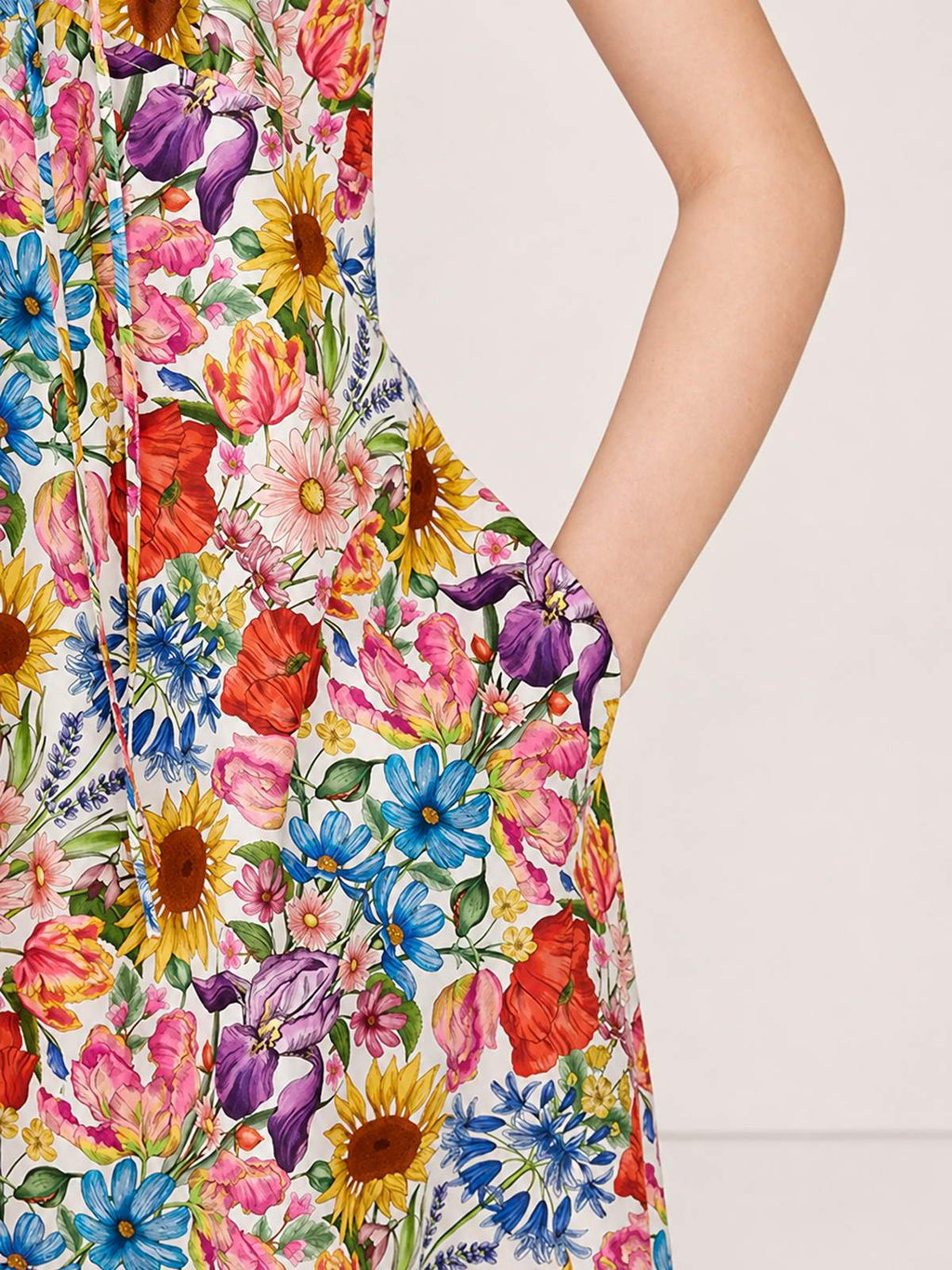 Wildflower Print Cami Maxi Dress