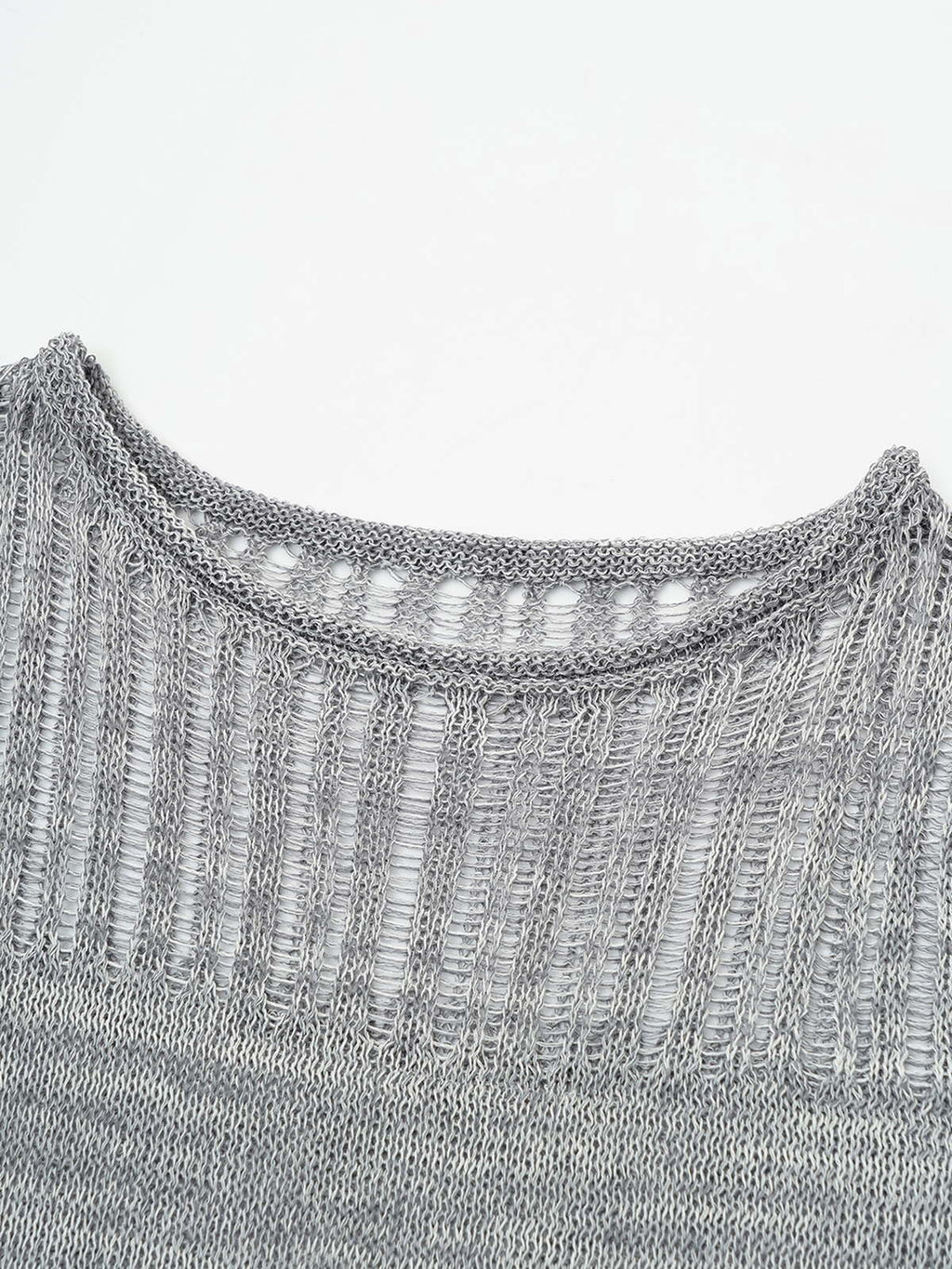 Pointelle Linen-Blend Lyocell Knit Tank