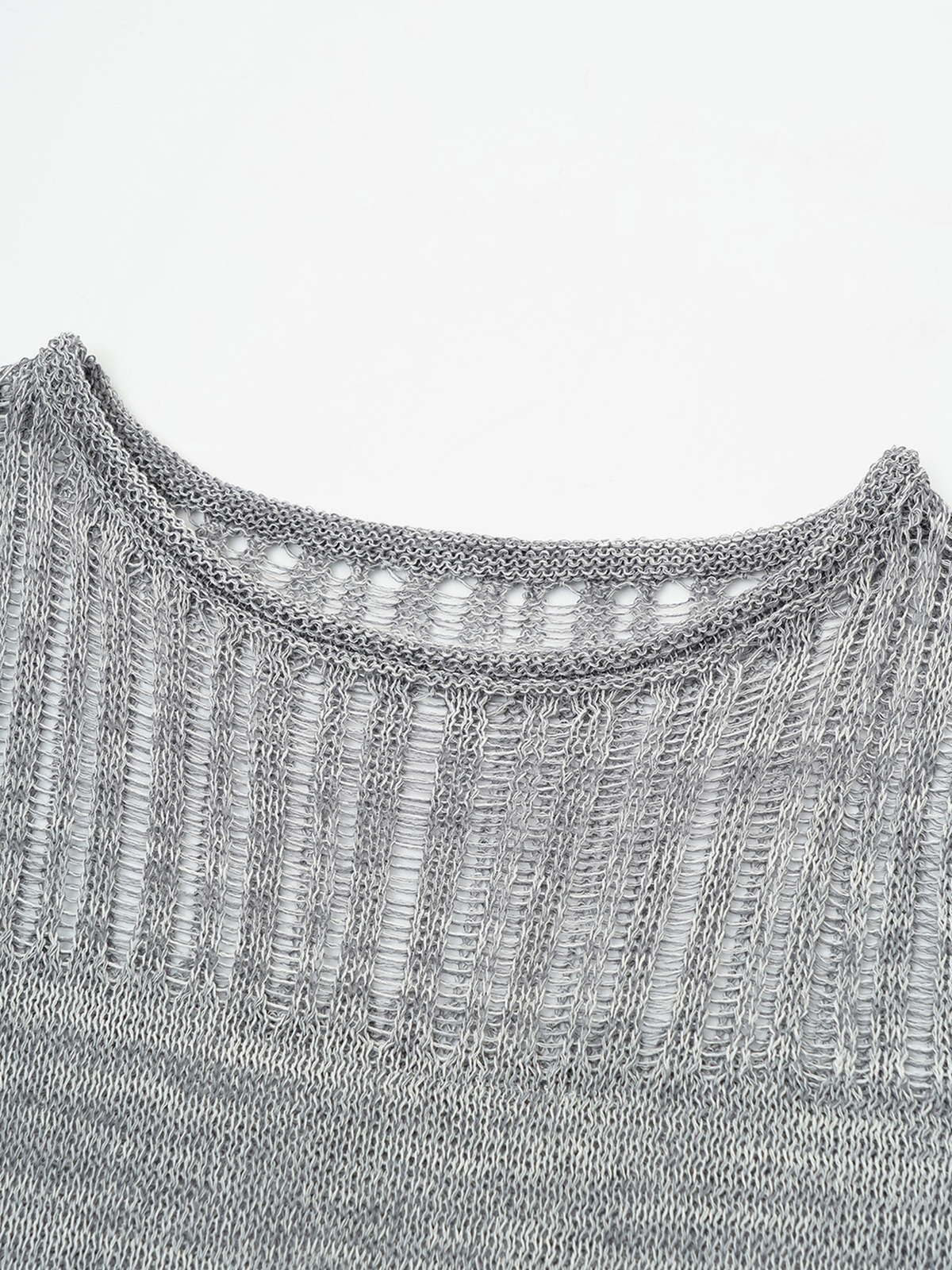 Pointelle Linen-Blend Lyocell Knit Tank