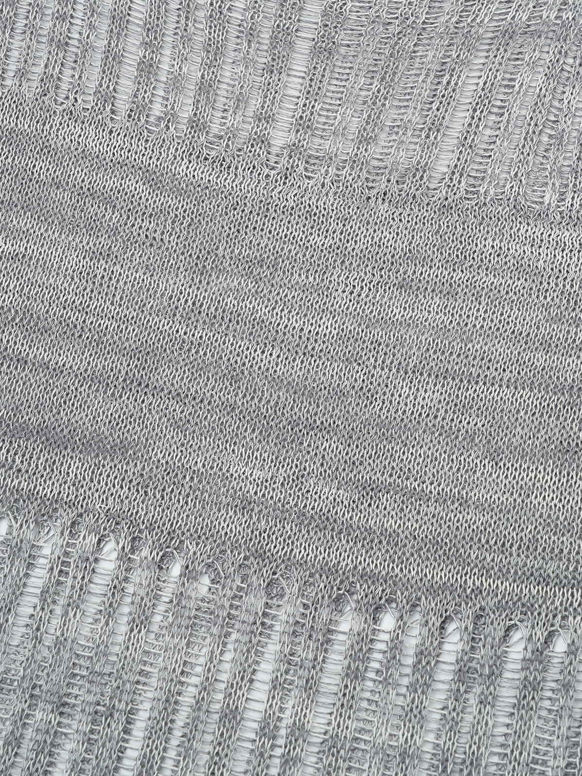 Pointelle Linen-Blend Lyocell Knit Tank